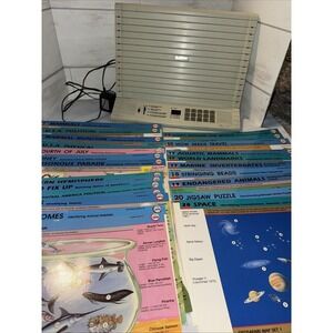 RARE Vintage GeoSafari EI-8700 Electronic Learning Game - Working 23 Cards Inc